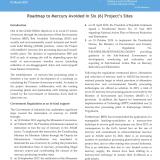 2023 - Roadmap to Mercury Avoided in Six (6) Project’s Sites